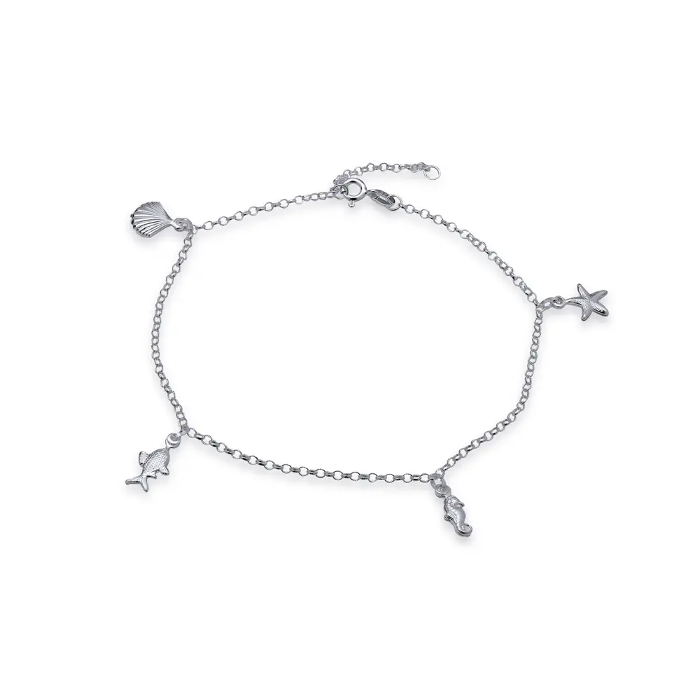 Pulseira Prata Fundo Do Mar