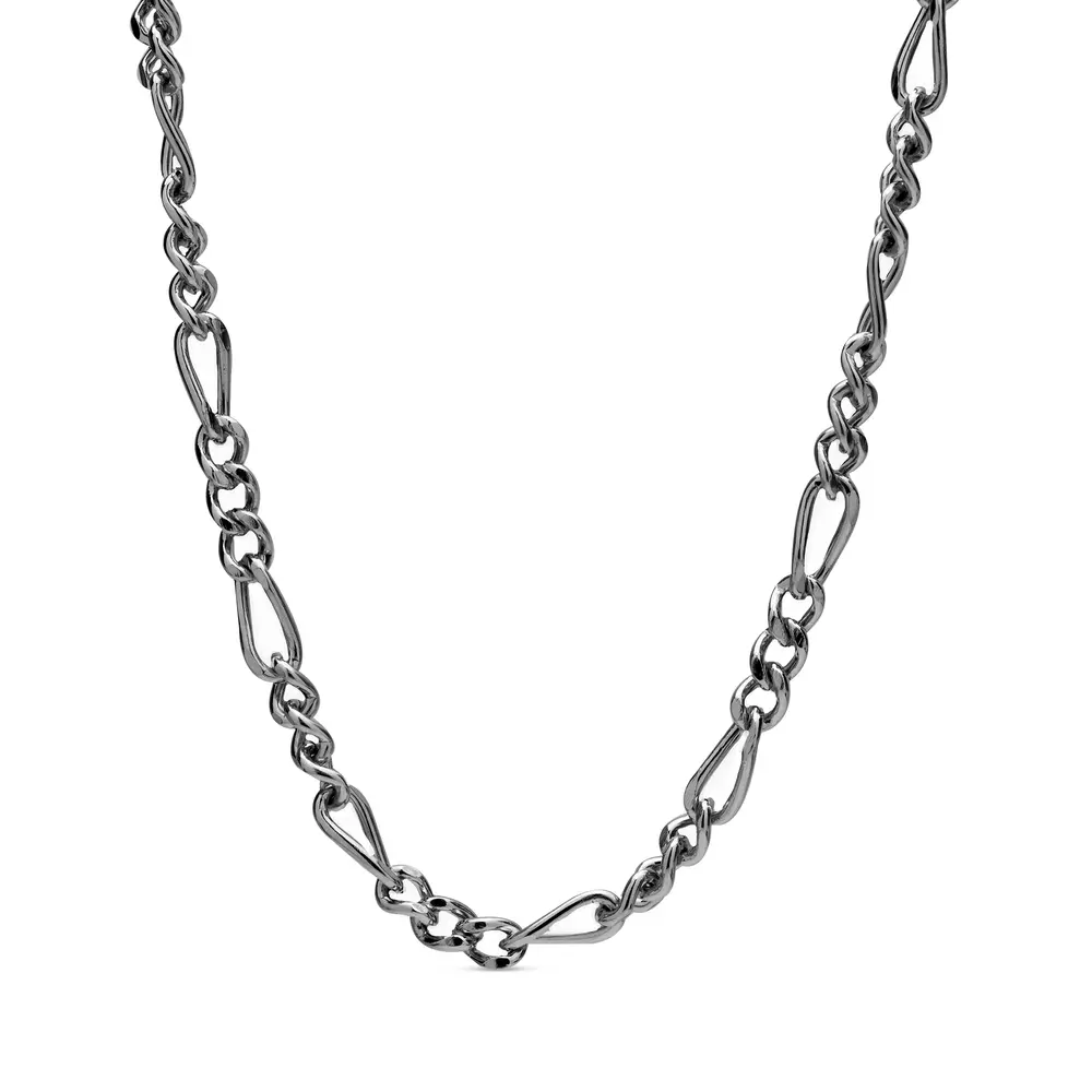 Corrente Aço Masculina Fígaro 60cm 7mm