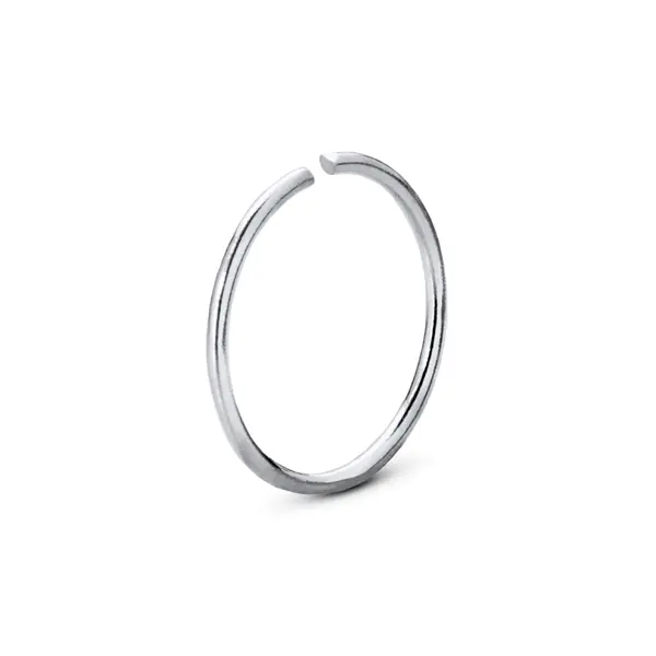 Piercing De Nariz Prata Argola