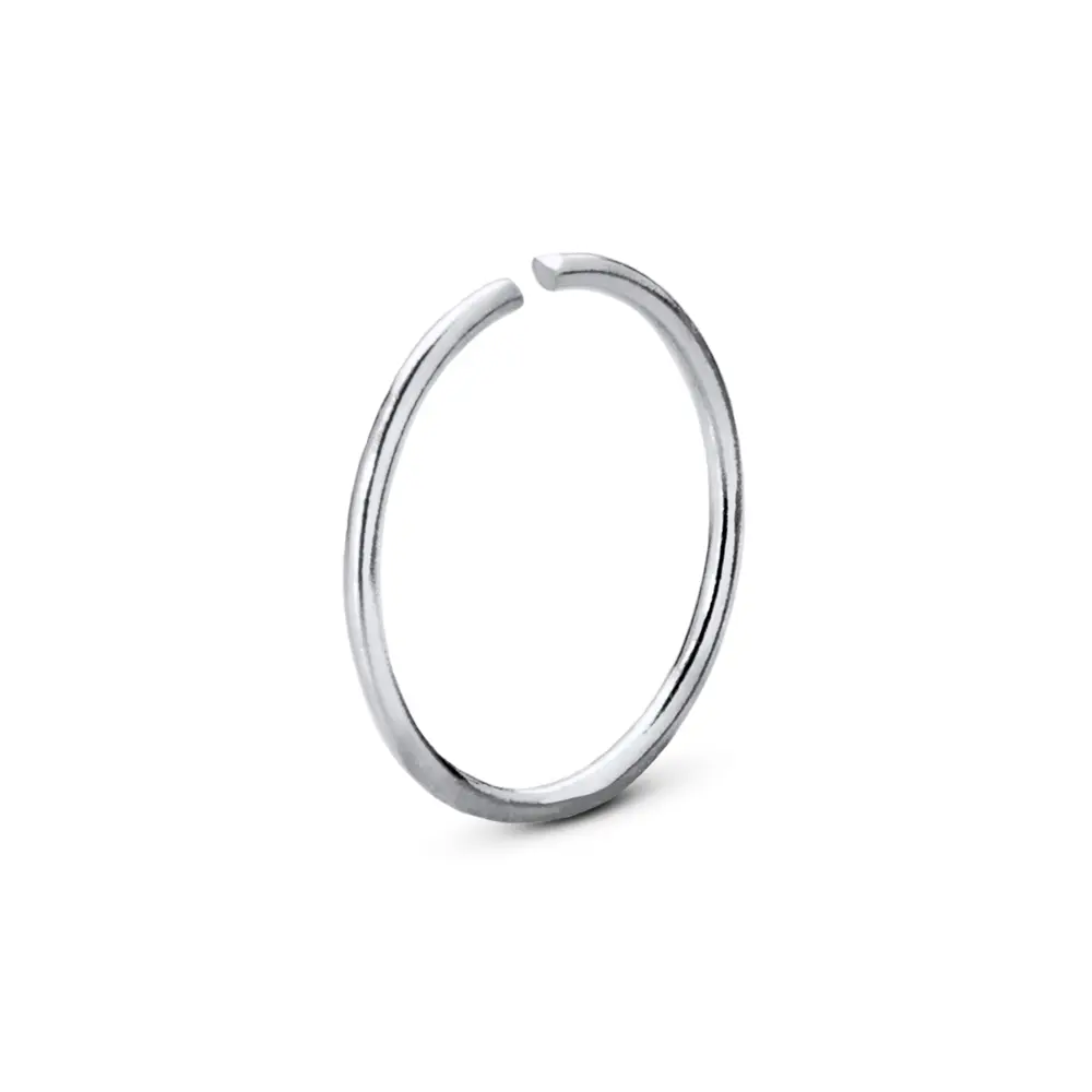 Piercing De Nariz Prata Argola