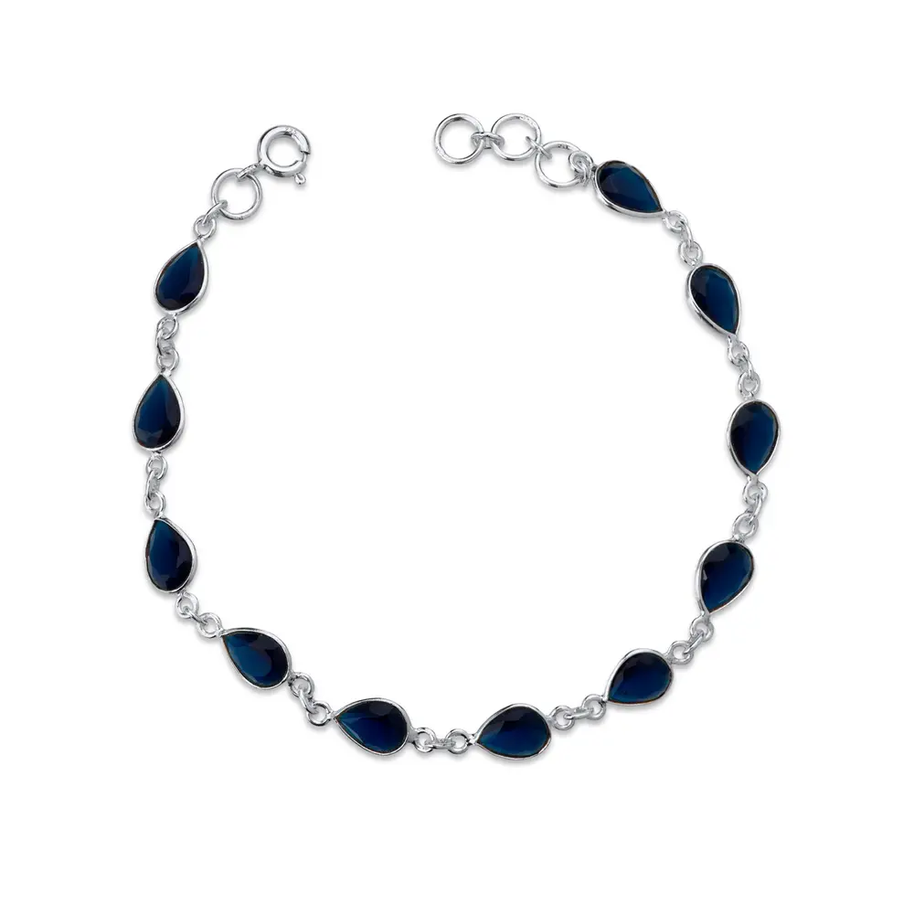 Pulseira Prata Pedra Natural