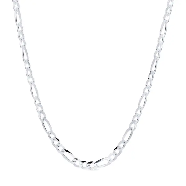 Corrente Prata Masculina Figaro 70cm 5mm