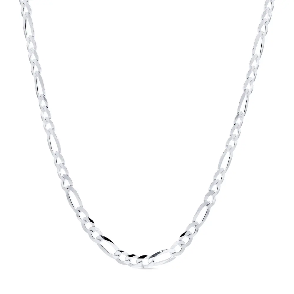 Corrente Prata Masculina Figaro 70cm 5mm