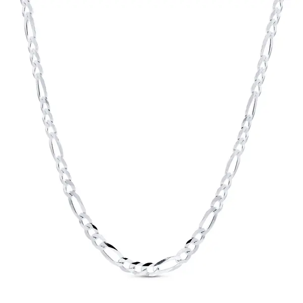 Corrente Prata Masculina Figaro 70cm 5mm