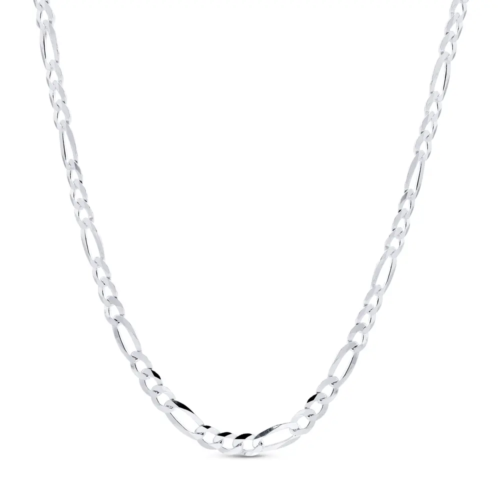 Corrente Prata Masculina Figaro 70cm 5mm