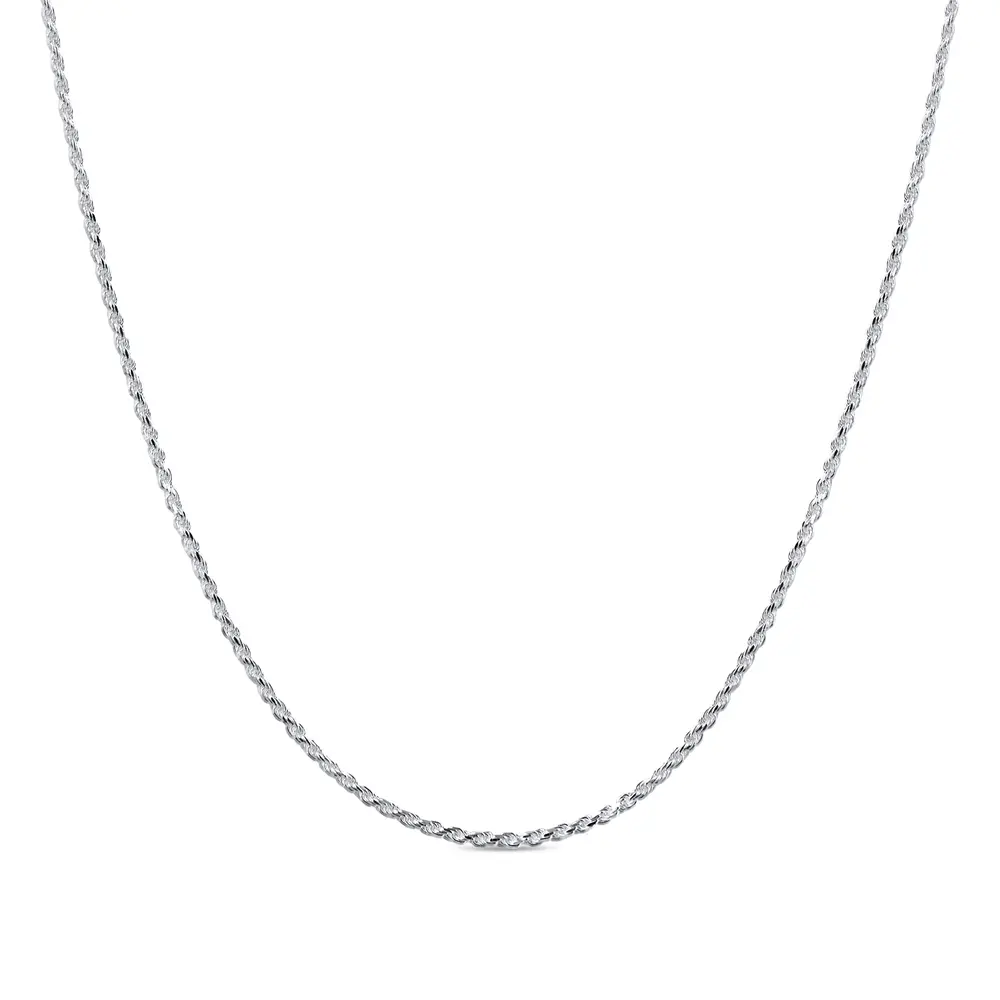 Gargantilha Prata Corda Solta 45 Cm