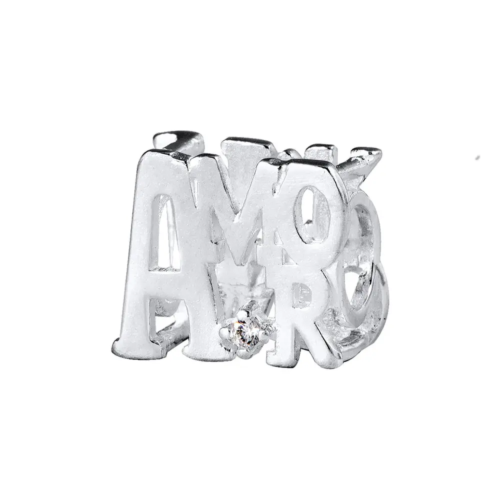 Berloque Prata Art Collection Amor