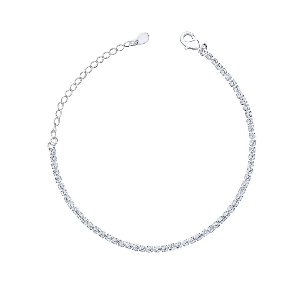 Pulseira Prata Leve Rivieira Zirconia P