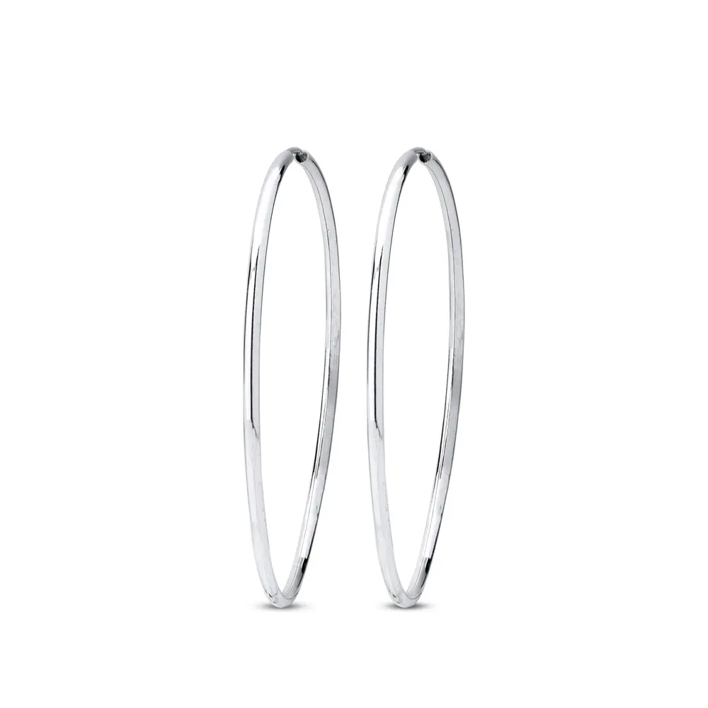 Brinco Prata Argola Grande