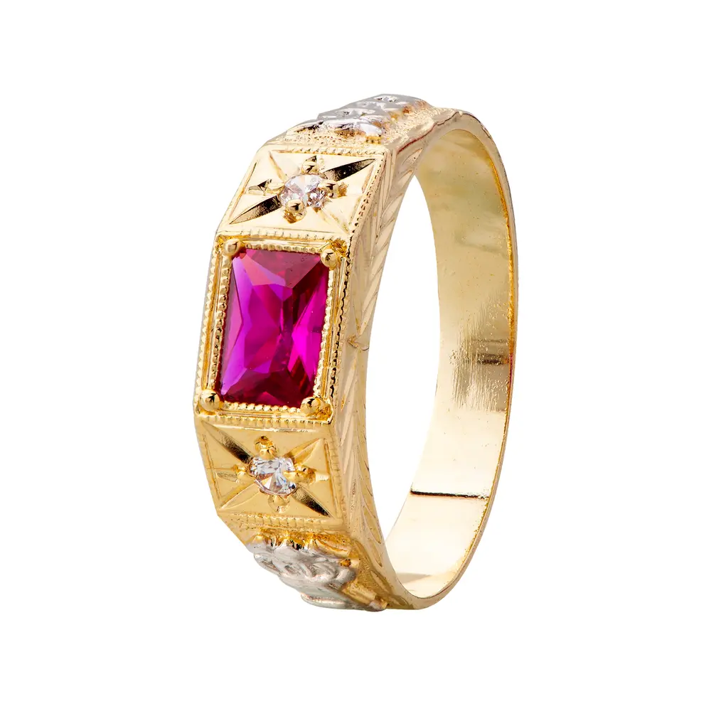 Anel De Formatura Masculino Ouro 18K