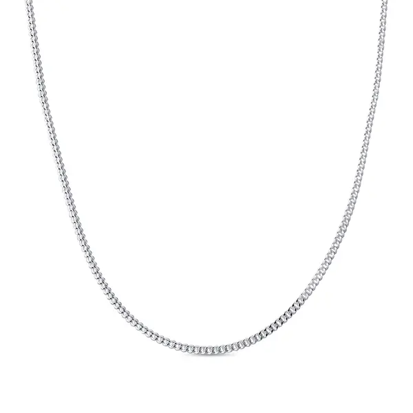 Corrente Prata Grumet 50Cm 0,5mm