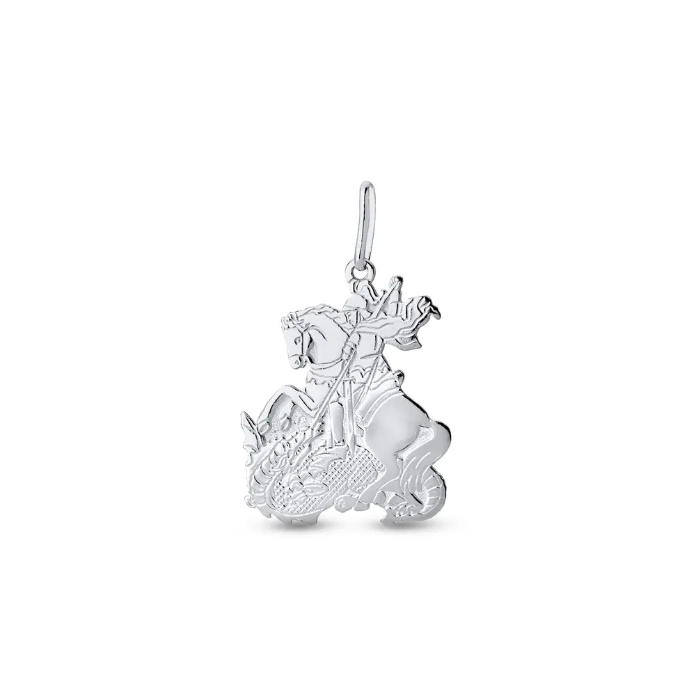 Pingente Prata São Jorge