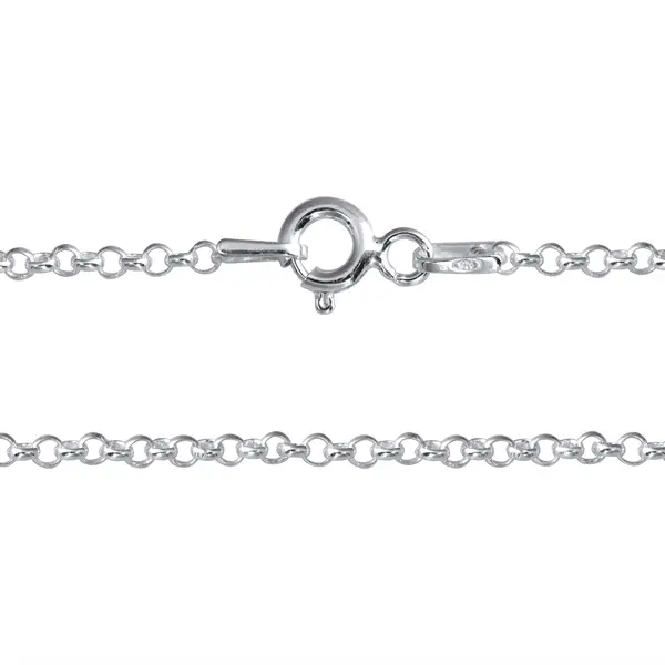 Gargantilha Prata Portuguesa 40cm 2mm