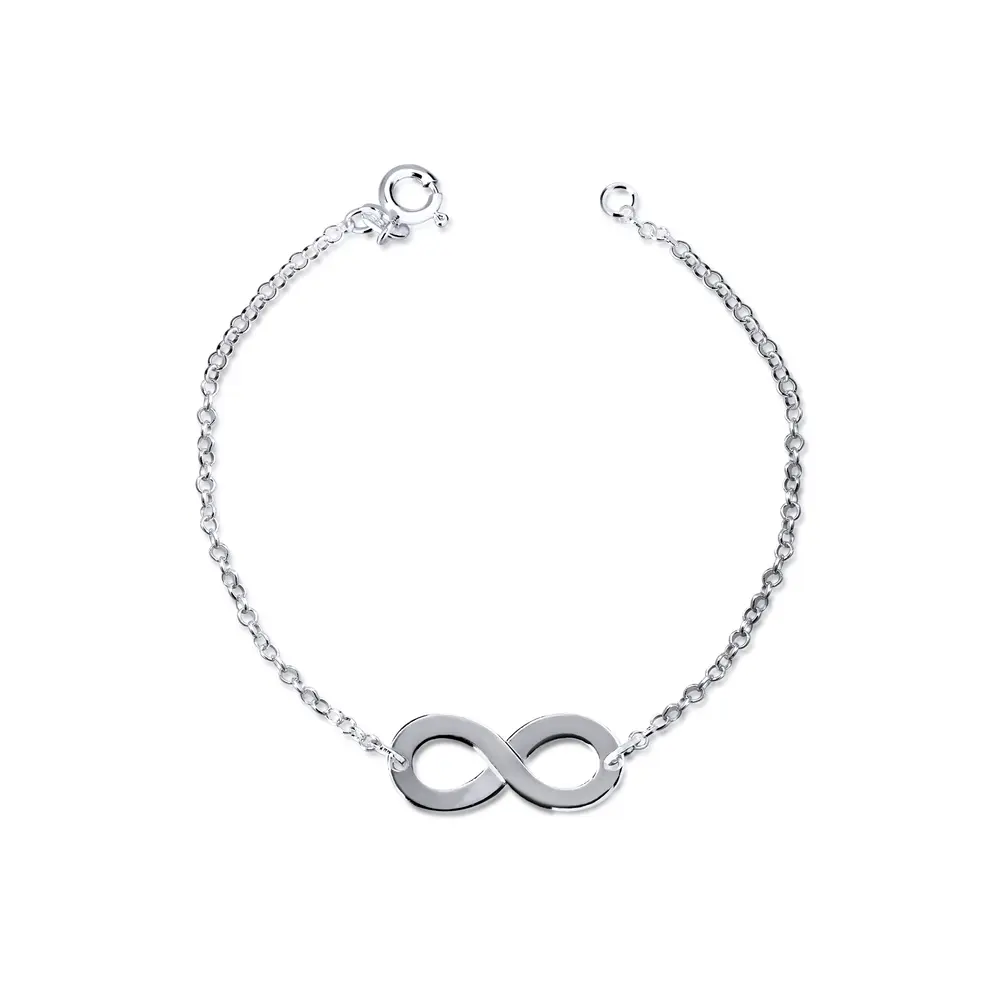 Pulseira Prata Infinito