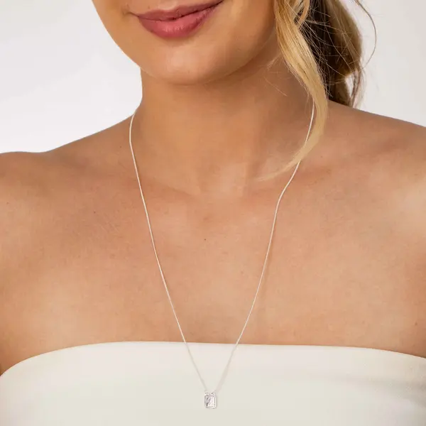 Escapulario Prata Nossa Senhora  Do  Carmo  E  Sagrado Coração De Jesus