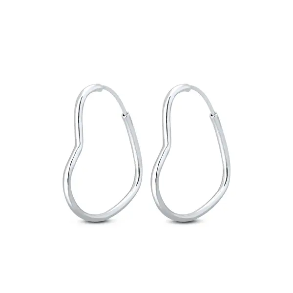 Brinco Argola Coração Pequeno