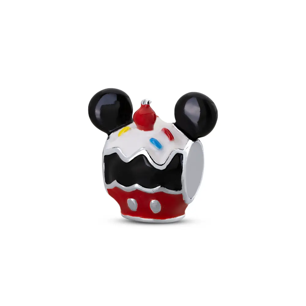 Berloque Prata Art Collection Bolo Mickey