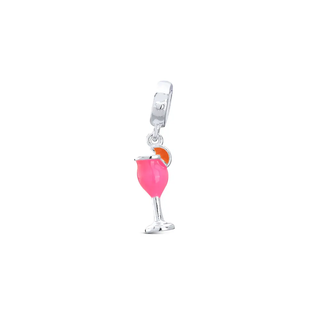Berloque Prata Art Colection Taça De Drink