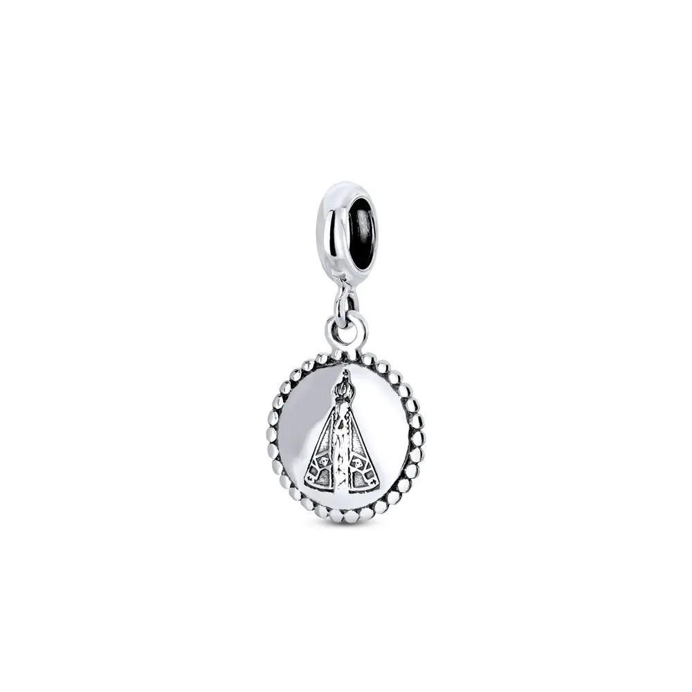 Berloque Prata Art Colection Nossa Senhora Aparecida