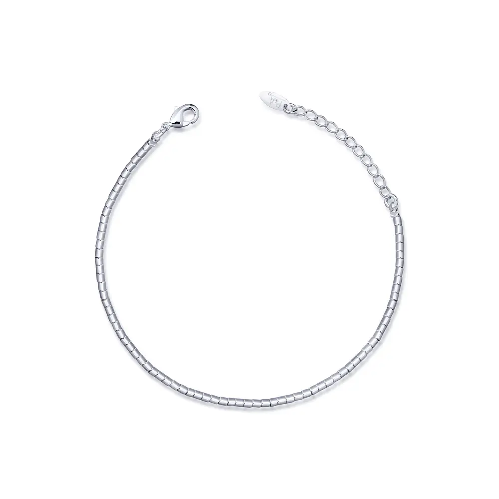 Pulseira Prata Leve Canutilhos