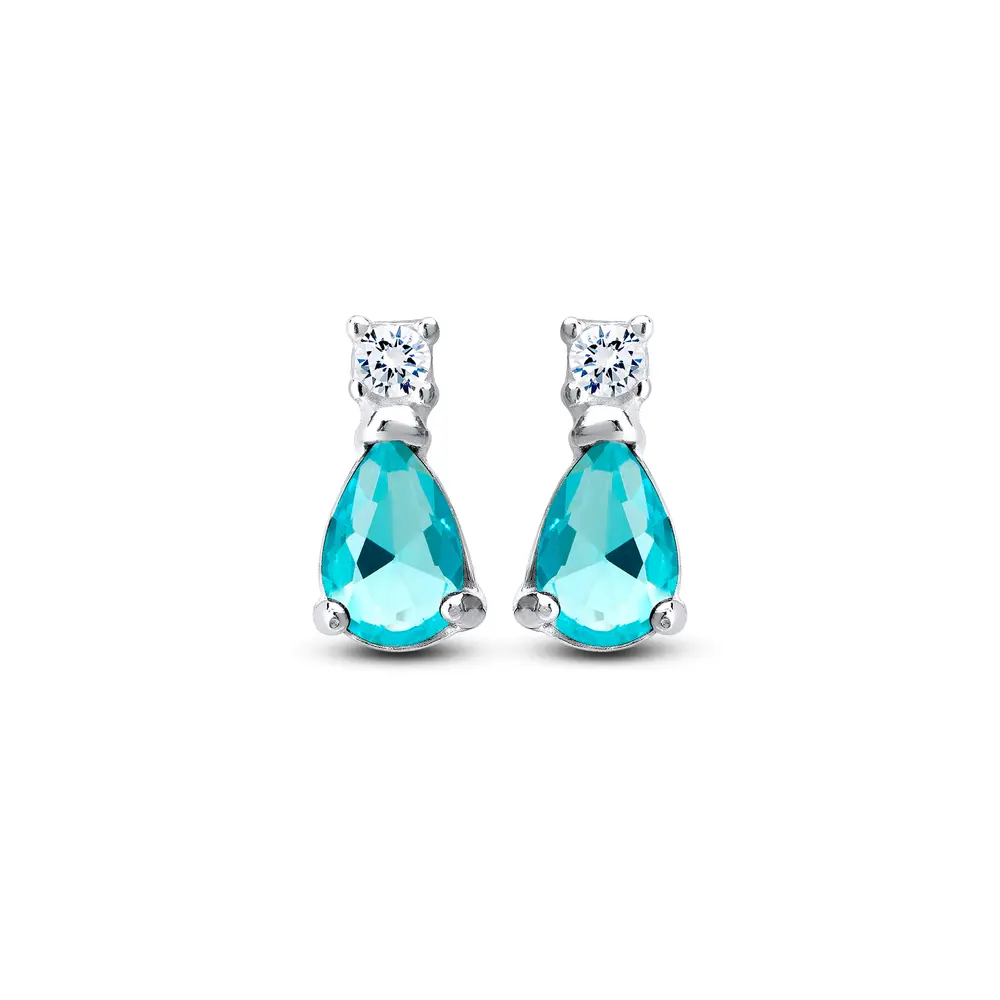 Brinco Prata Gota