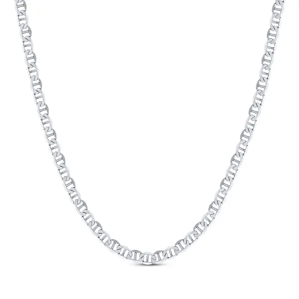 Corrente Prata Masculina Marina 60cm 4mm