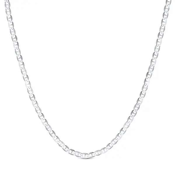 Corrente Prata Masculina Marina 70cm 3mm