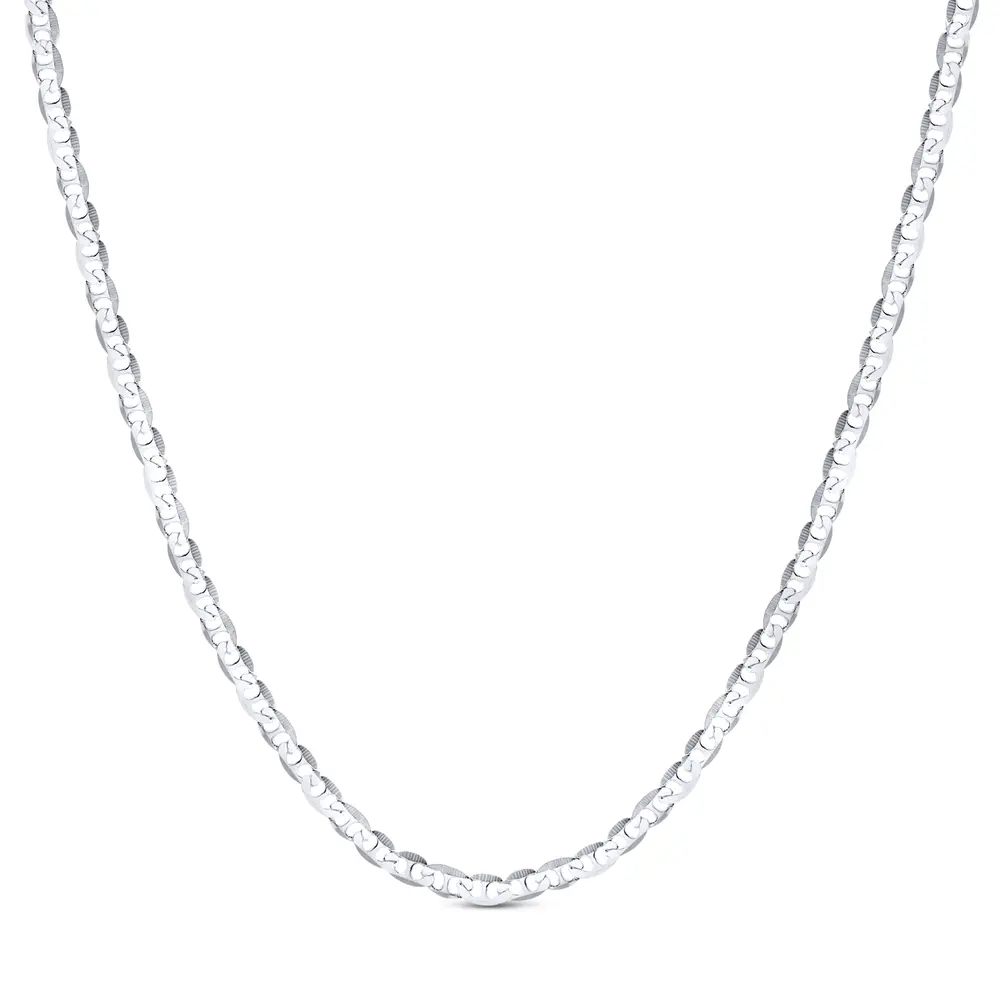 Corrente Prata Masculina Marina 70cm 3mm