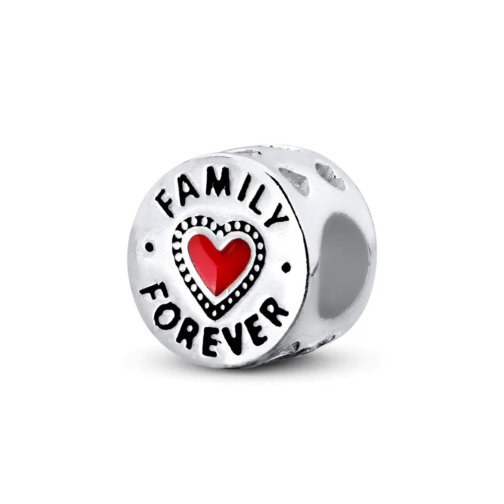 Berloque Prata Art Collection Family Forever
