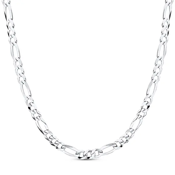 Corrente Prata Masculina Figaro 70cm 6mm