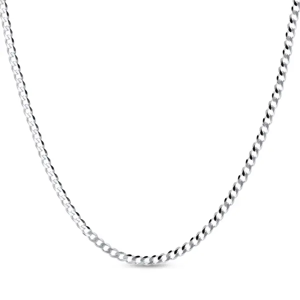 Corrente Prata Masculina Grumet 60cm 3mm