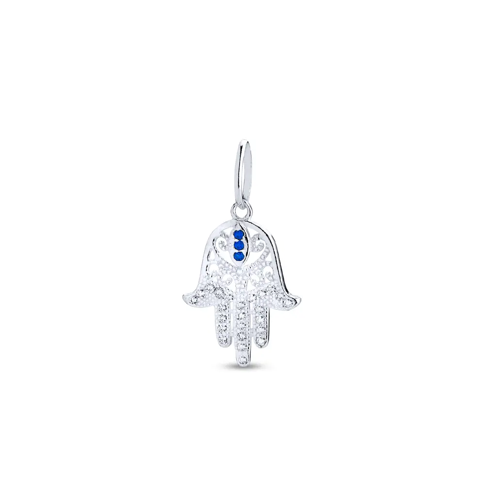 Pingente Prata Mão  De Fatima