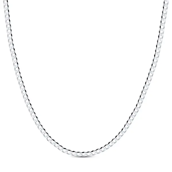 Corrente Prata Masculina Grumet 70cm 3mm