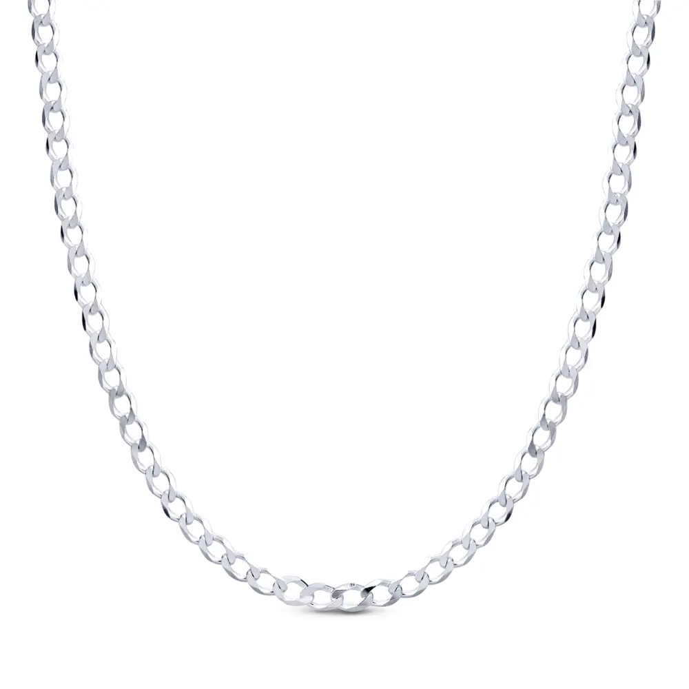 Corrente Prata Masculina Grumet 60cm 3mm