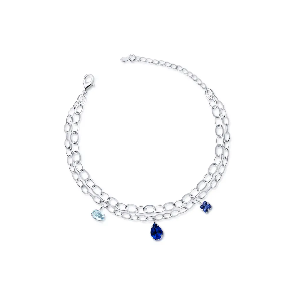 Pulseira Prata Leve Sun Céu