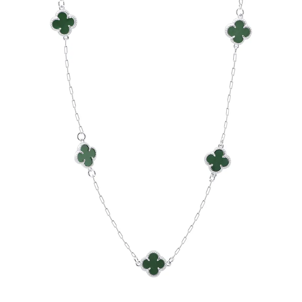 Choker Prata Leve Trevo