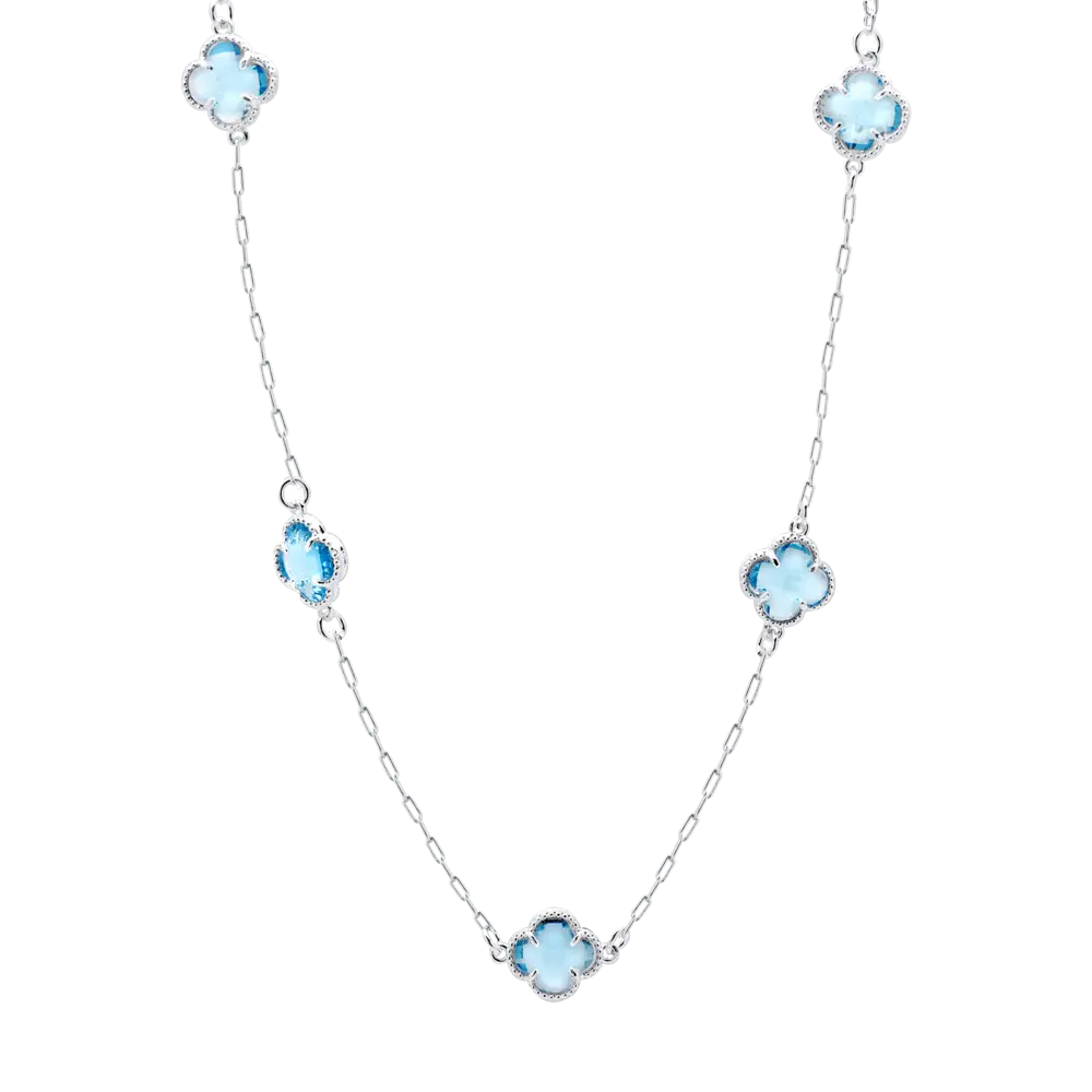 Choker Prata Leve Trevo