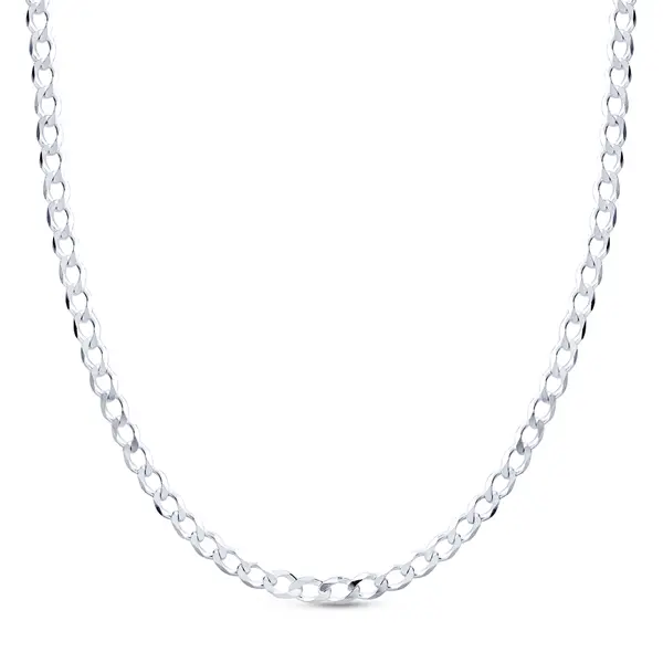 Corrente Prata Masculina Grumet 70cm 2mm