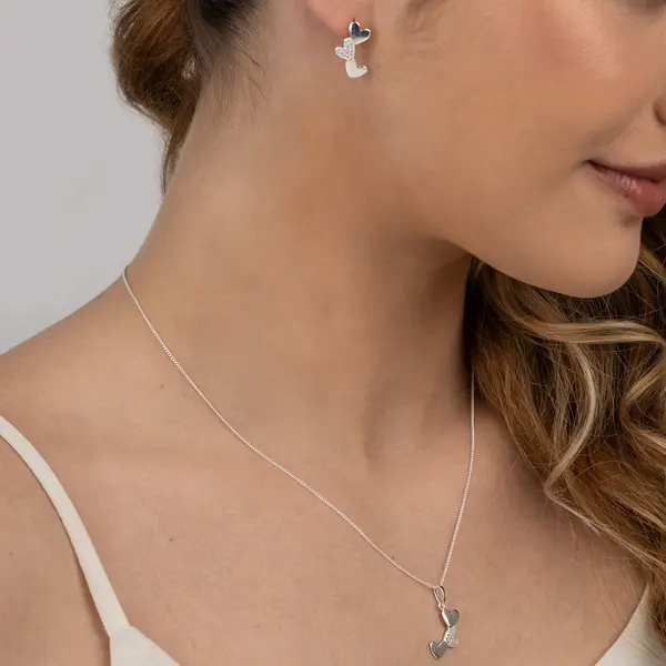 Conjunto Prata  Corações