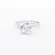Anel Prata Solitário Zircônia