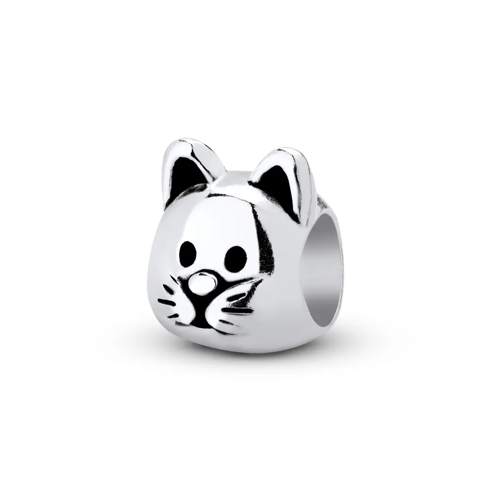 BERLOQUE PRATA ART COLECTION GATINHO
