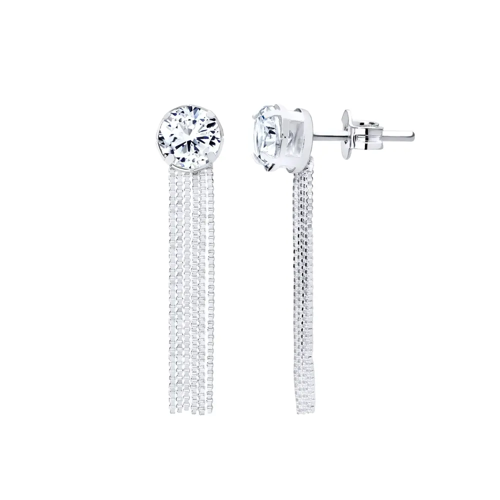 Brinco Prata Leve  Precious Cascata
