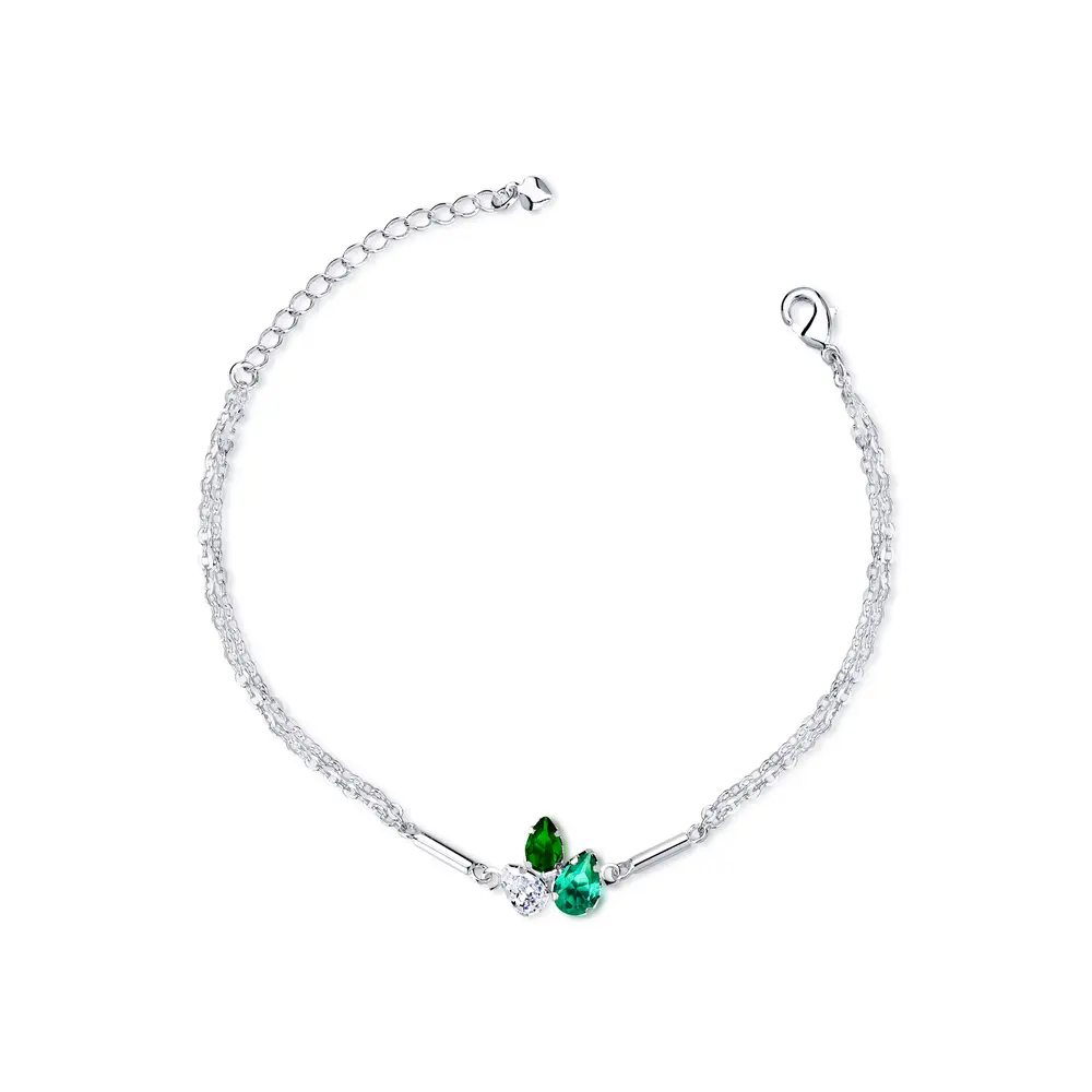 Pulseira Prata Leve   Precious Drop
