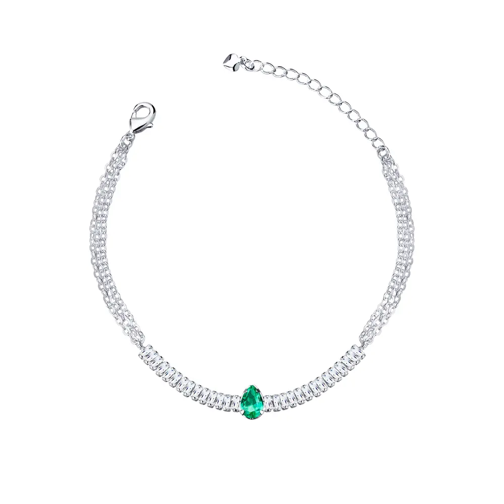 Pulseira Prata Leve  Precious Riviera