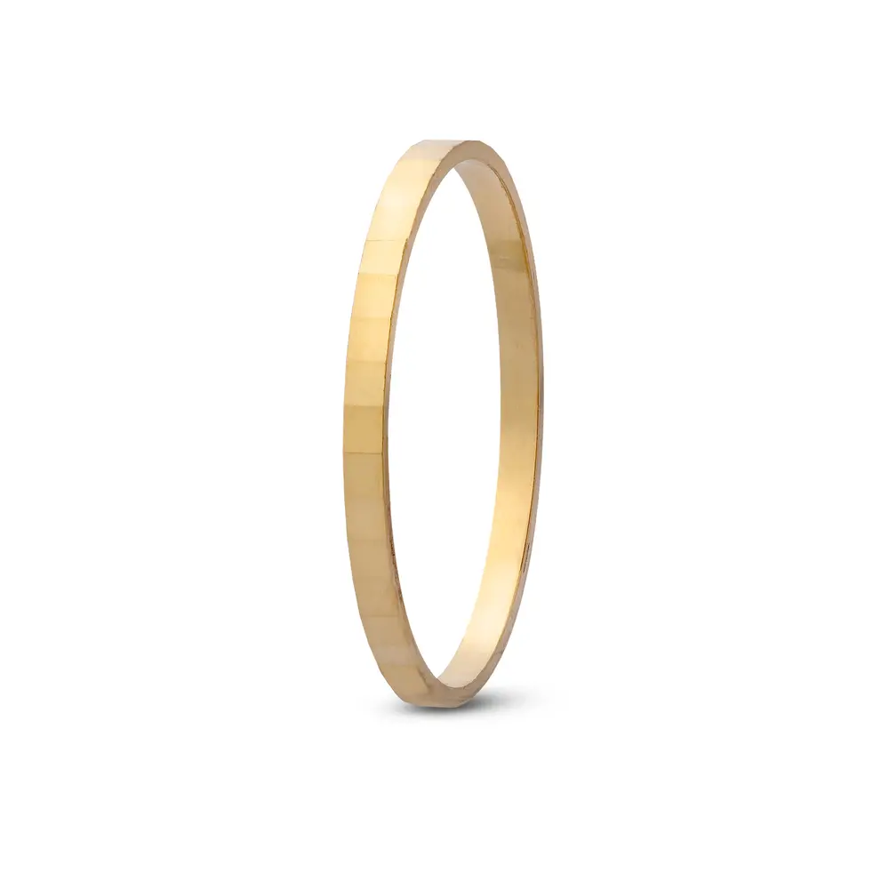 Aliança De Compromisso Atração - Ouro 18K