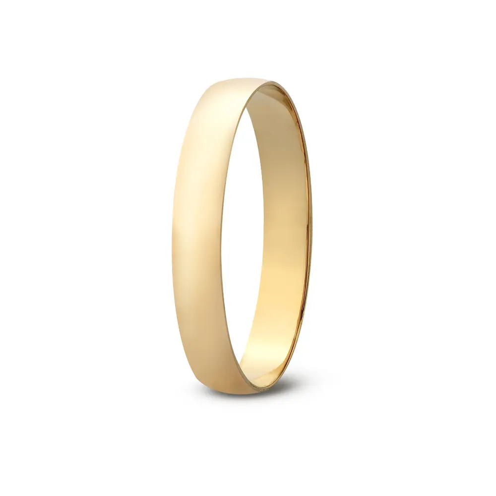 Aliança De Compromisso Confiar - Ouro 18K