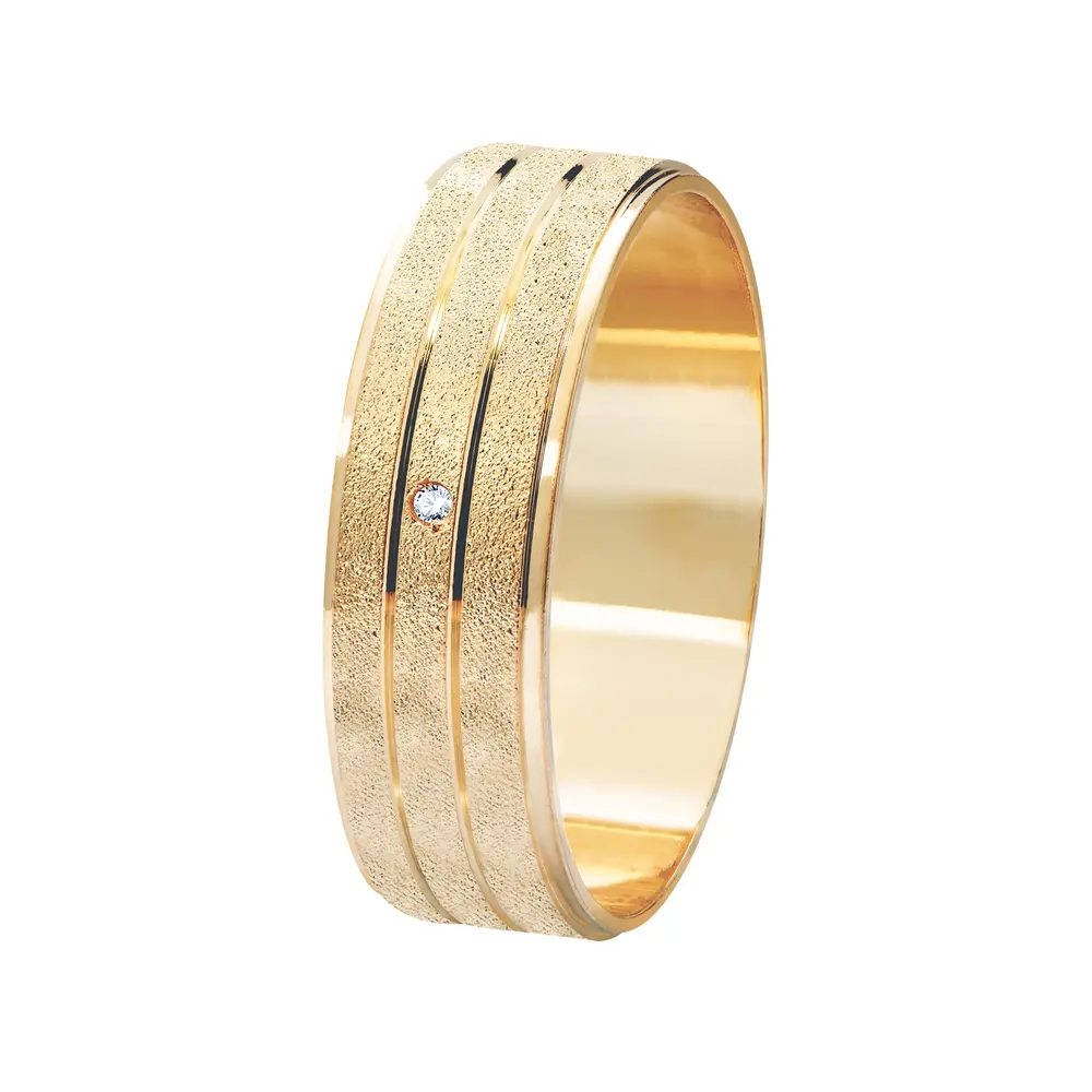 Aliança De Ouro 18K Desejo