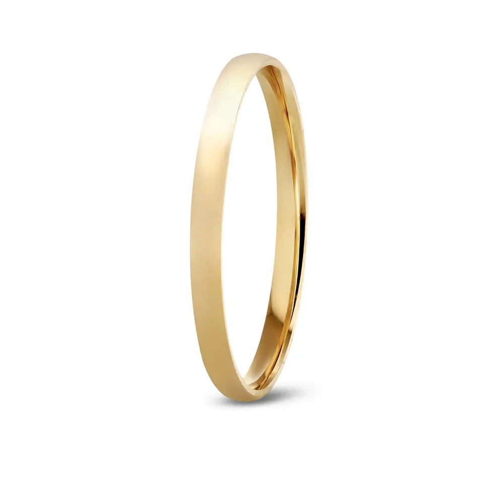 Aliança De Compromisso Família - Ouro 18K