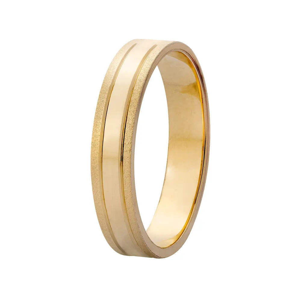 Aliança De Ouro 18K Encontro (unidade)