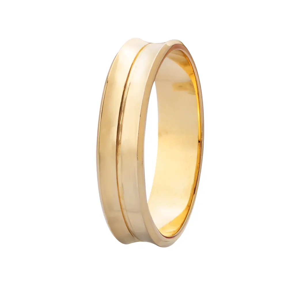 Aliança De Ouro 18K Mais-Que-Perfeito (unidade)
